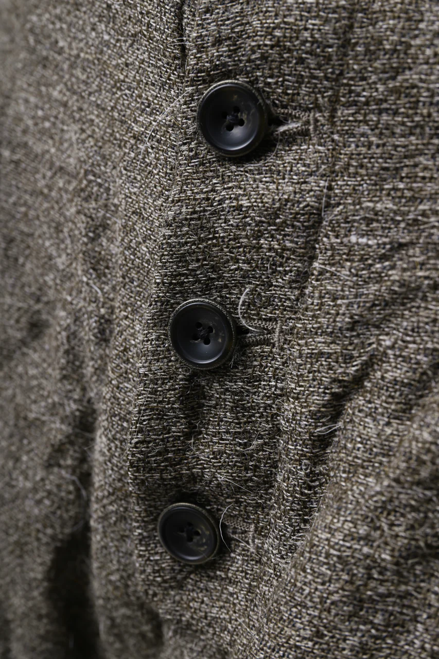 YUTA MATSUOKA buggy trousers / primitive wool (brown) - Image 32