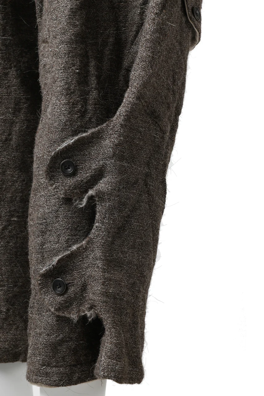 YUTA MATSUOKA buggy trousers / primitive wool (brown) - Image 38