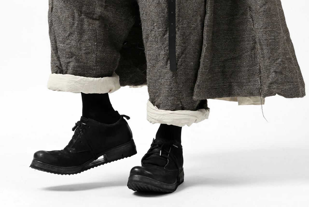 YUTA MATSUOKA buggy trousers / primitive wool (brown) - Image 41
