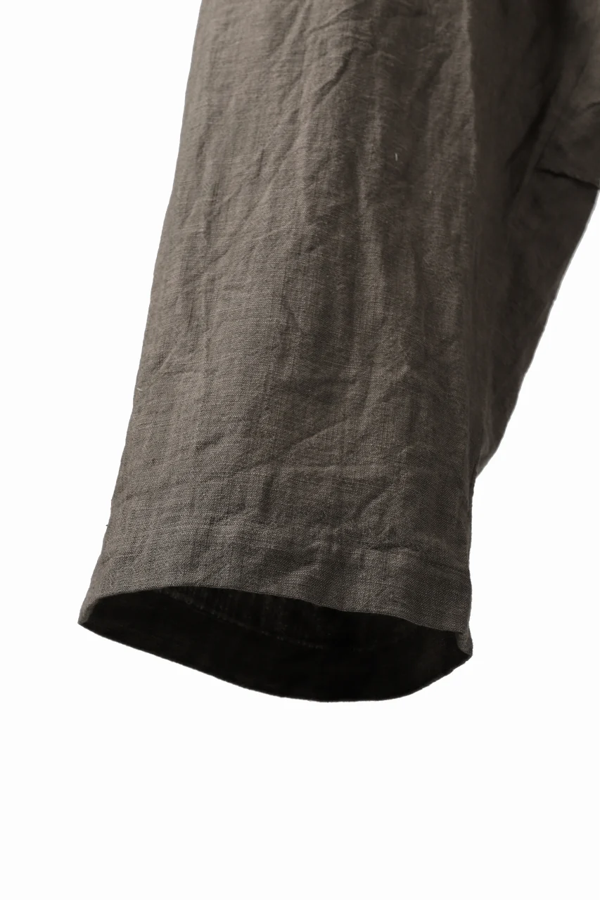 YUTA MATSUOKA cross switch cropped pants / spec dyed canvas (khaki) - Image 19