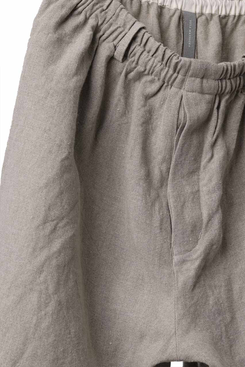 YUTA MATSUOKA dirts tapered trousers / no.14 linen canvas (ecru) - Image 14