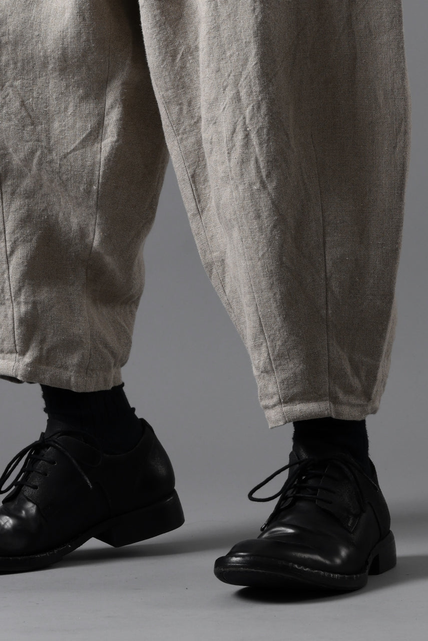 YUTA MATSUOKA dirts tapered trousers / no.14 linen canvas (ecru) - Image 28