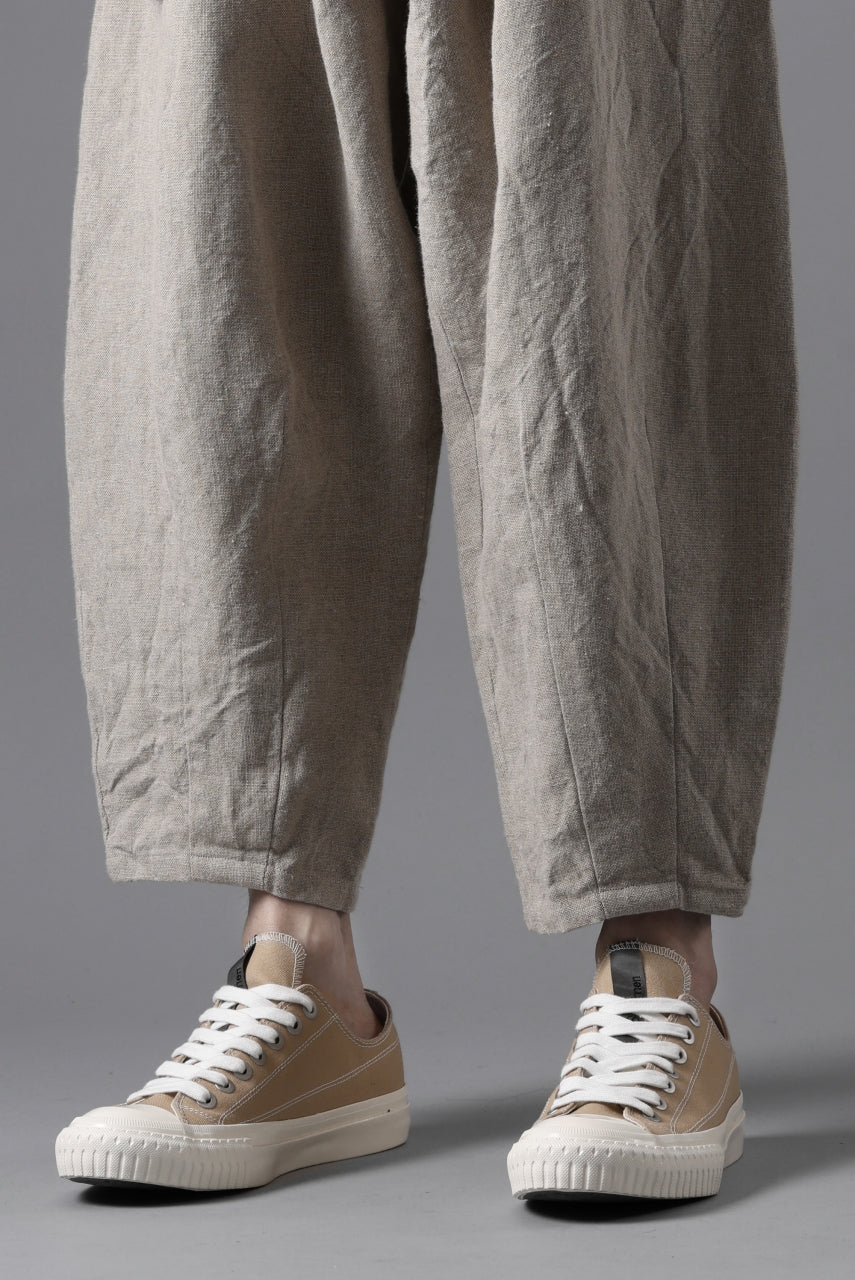 YUTA MATSUOKA dirts tapered trousers / no.14 linen canvas (ecru) - Image 30