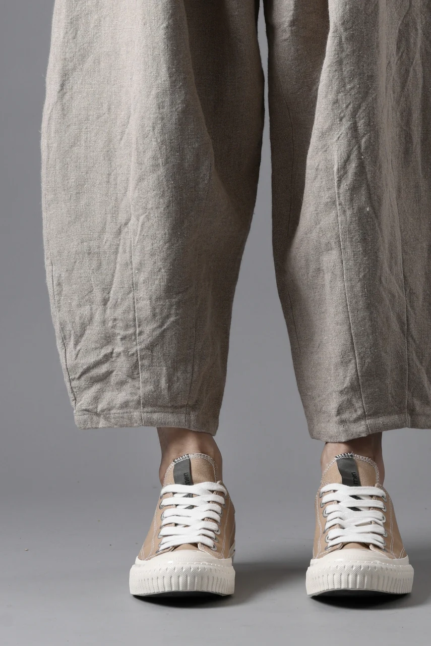 YUTA MATSUOKA dirts tapered trousers / no.14 linen canvas (ecru) - Image 31