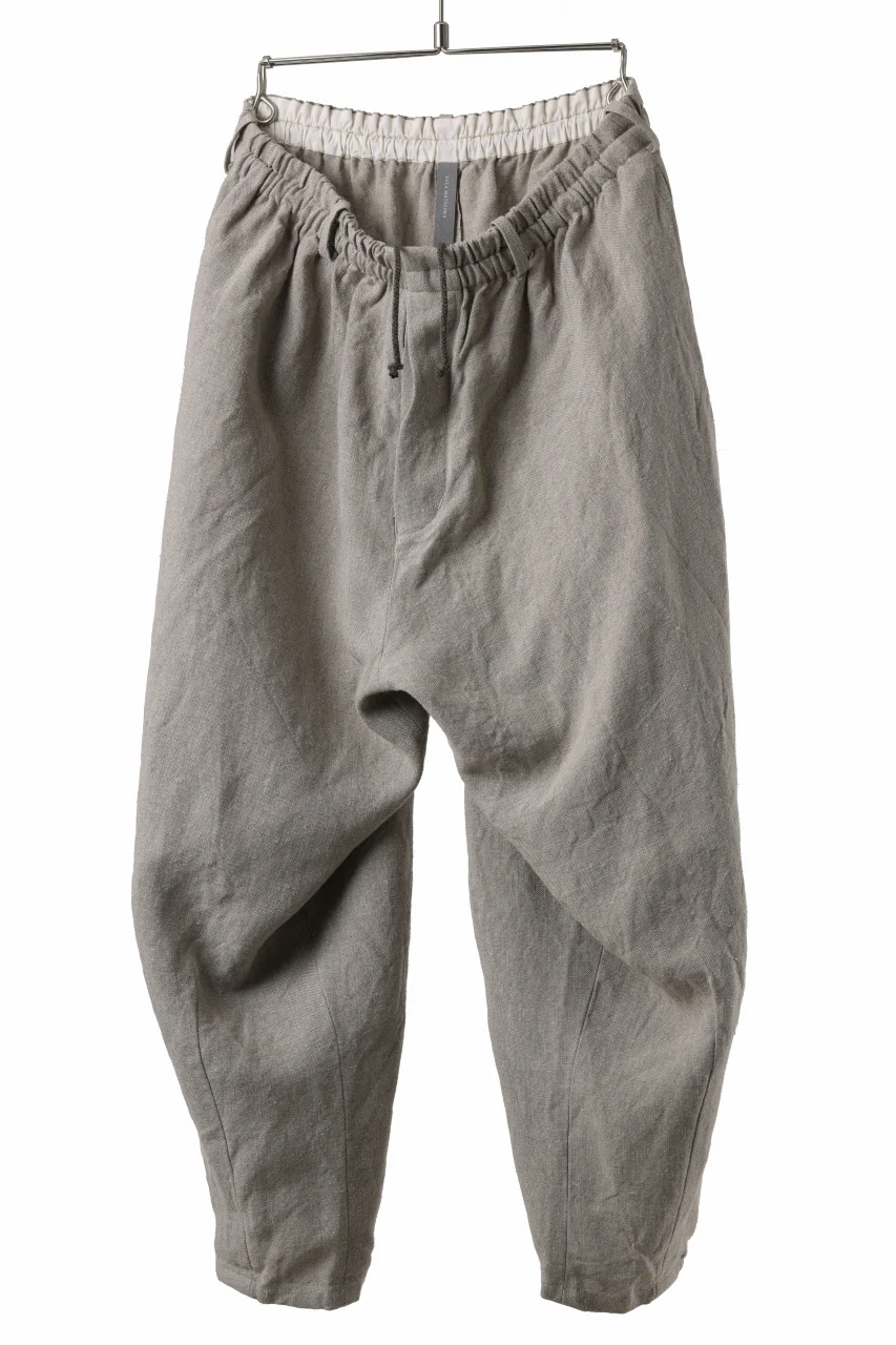 YUTA MATSUOKA dirts tapered trousers / no.14 linen canvas (ecru) - Image 6