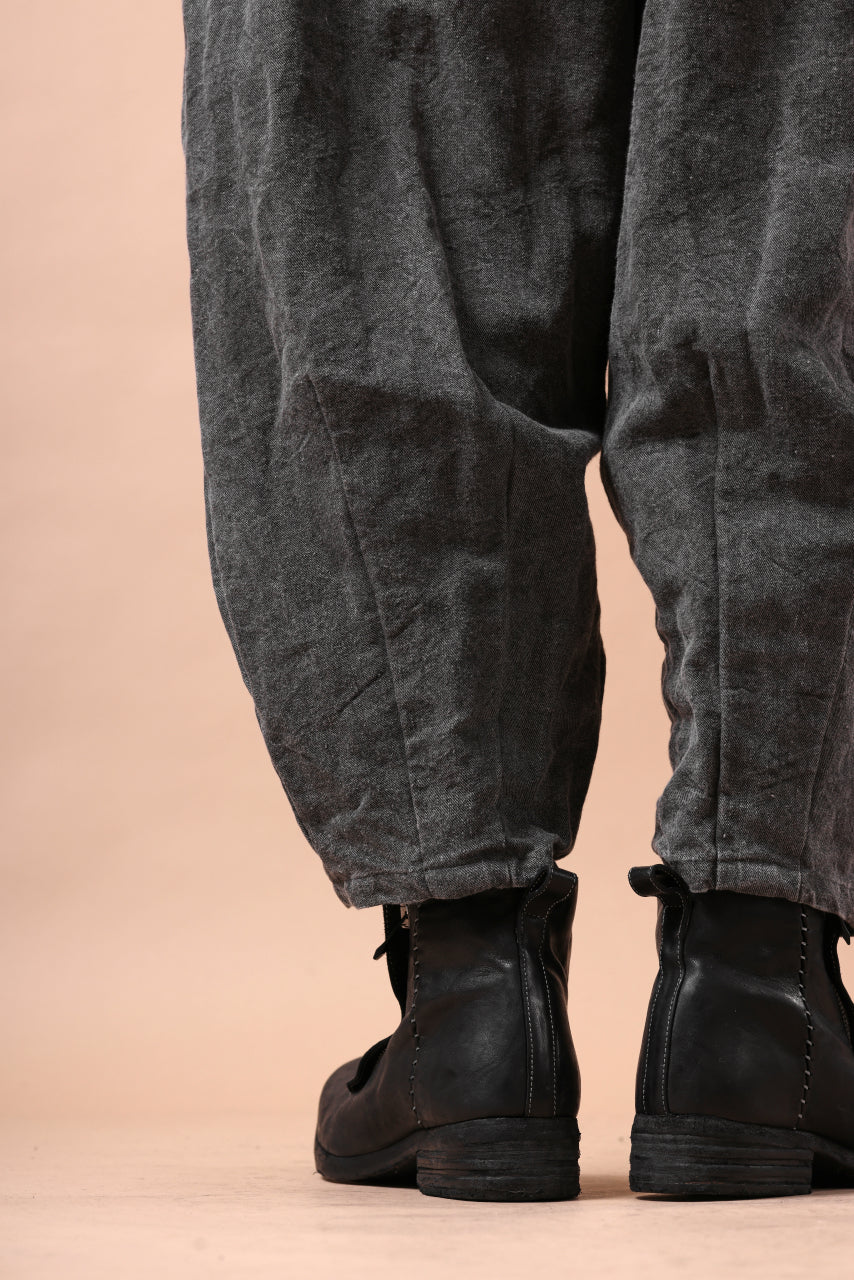 YUTA MATSUOKA exclusive easy darts pants / high-density linen jp paper (bincho ink black) - Image 28
