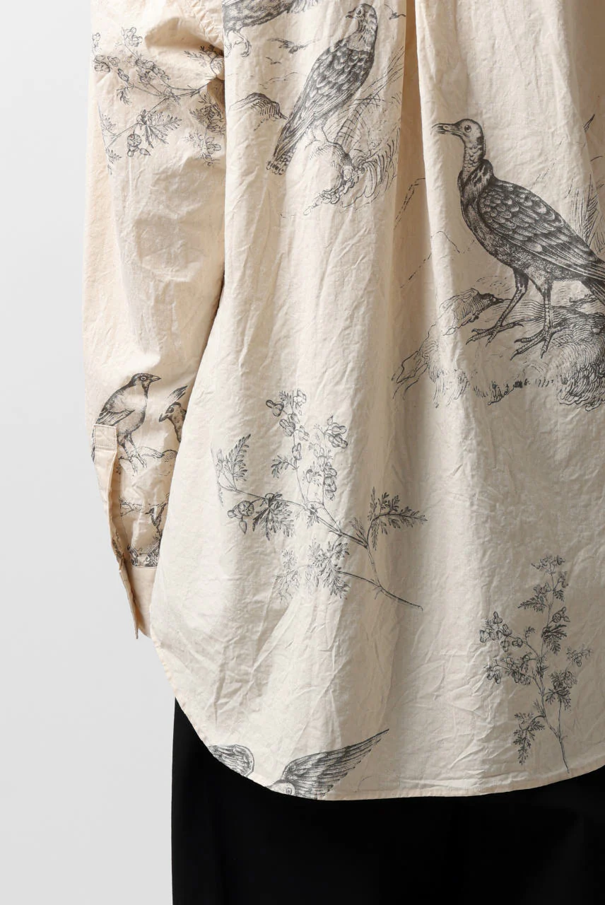 YUTA MATSUOKA plain shirt / slab typewriter (ecru-print) - Image 22