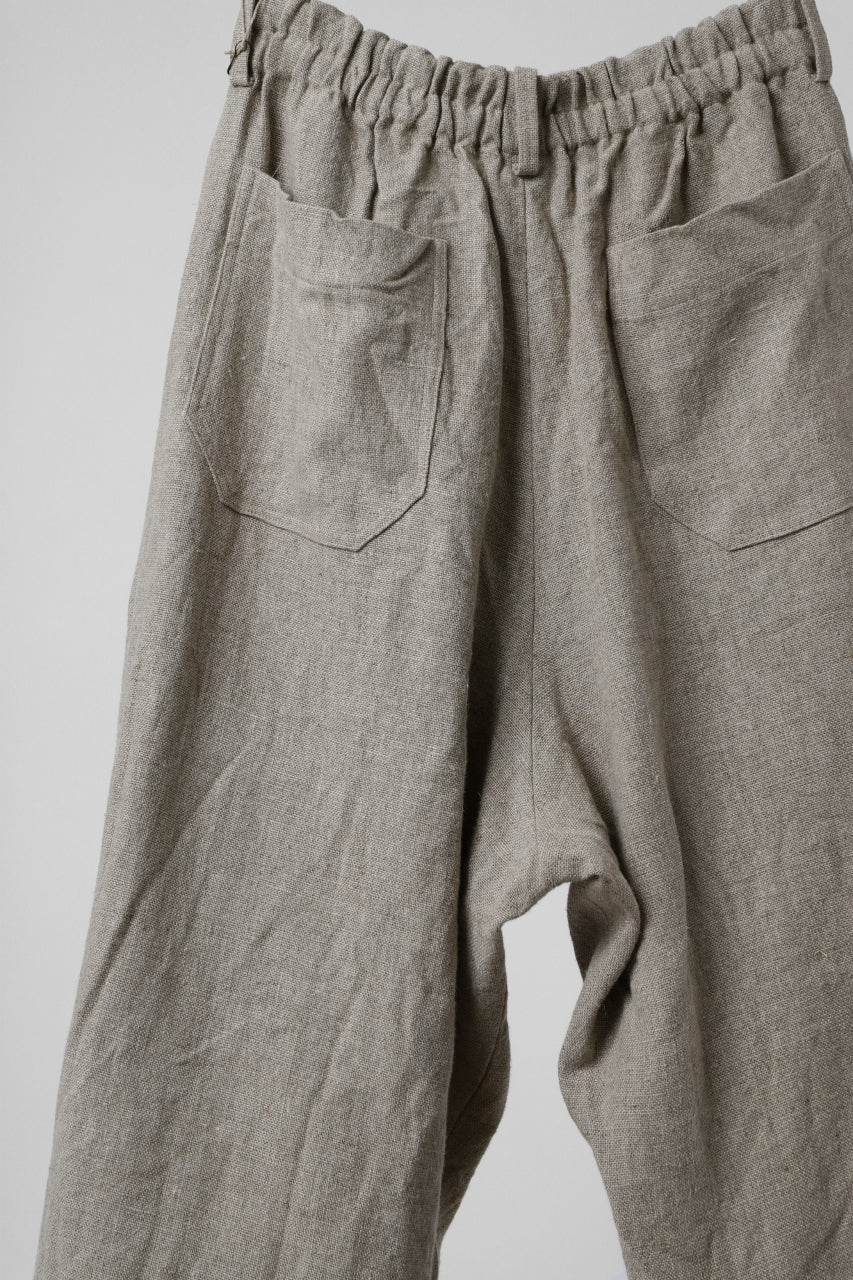 YUTA MATSUOKA wide tapered pants / safiran linen (ecru) - Image 21