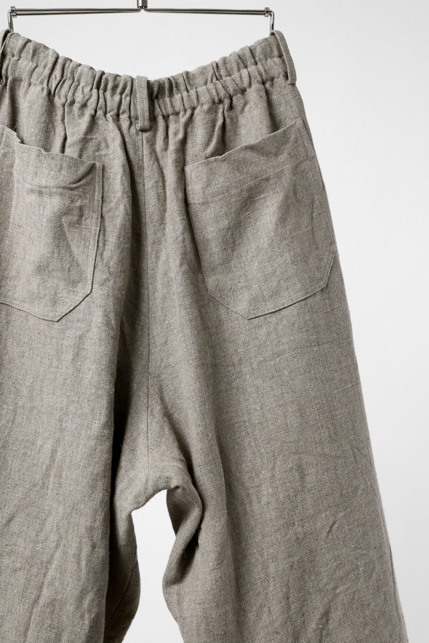 YUTA MATSUOKA wide tapered pants / safiran linen (ecru) - Image 22