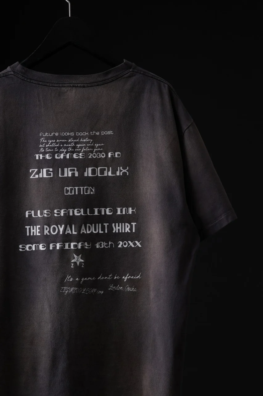 ZIG UR IDOL FADED & CRACKED SS TOPS - 666 (VINTAGE GREY) - Image 12