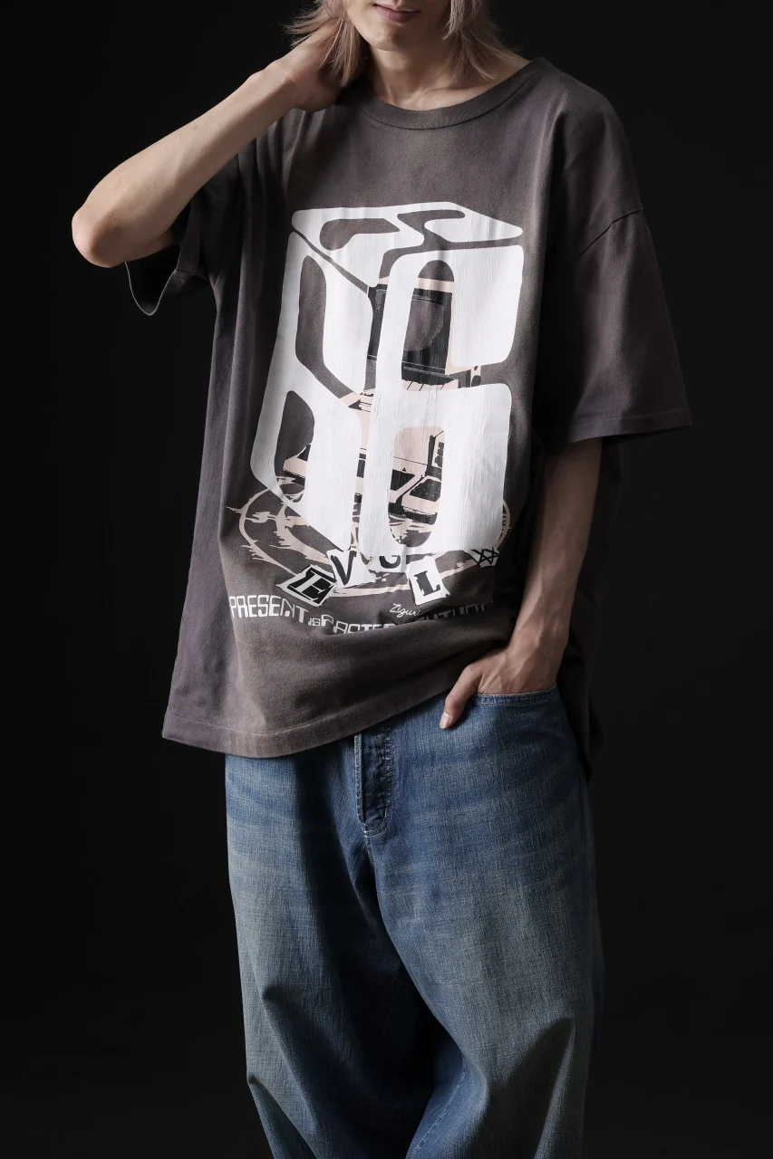 ZIG UR IDOL FADED & CRACKED SS TOPS - 666 (VINTAGE GREY) - Image 4