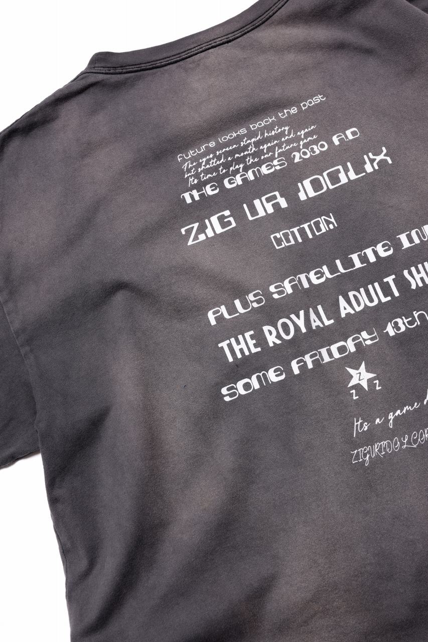ZIG UR IDOL FADED & CRACKED SS TOPS - 666 (VINTAGE GREY) - Image 7