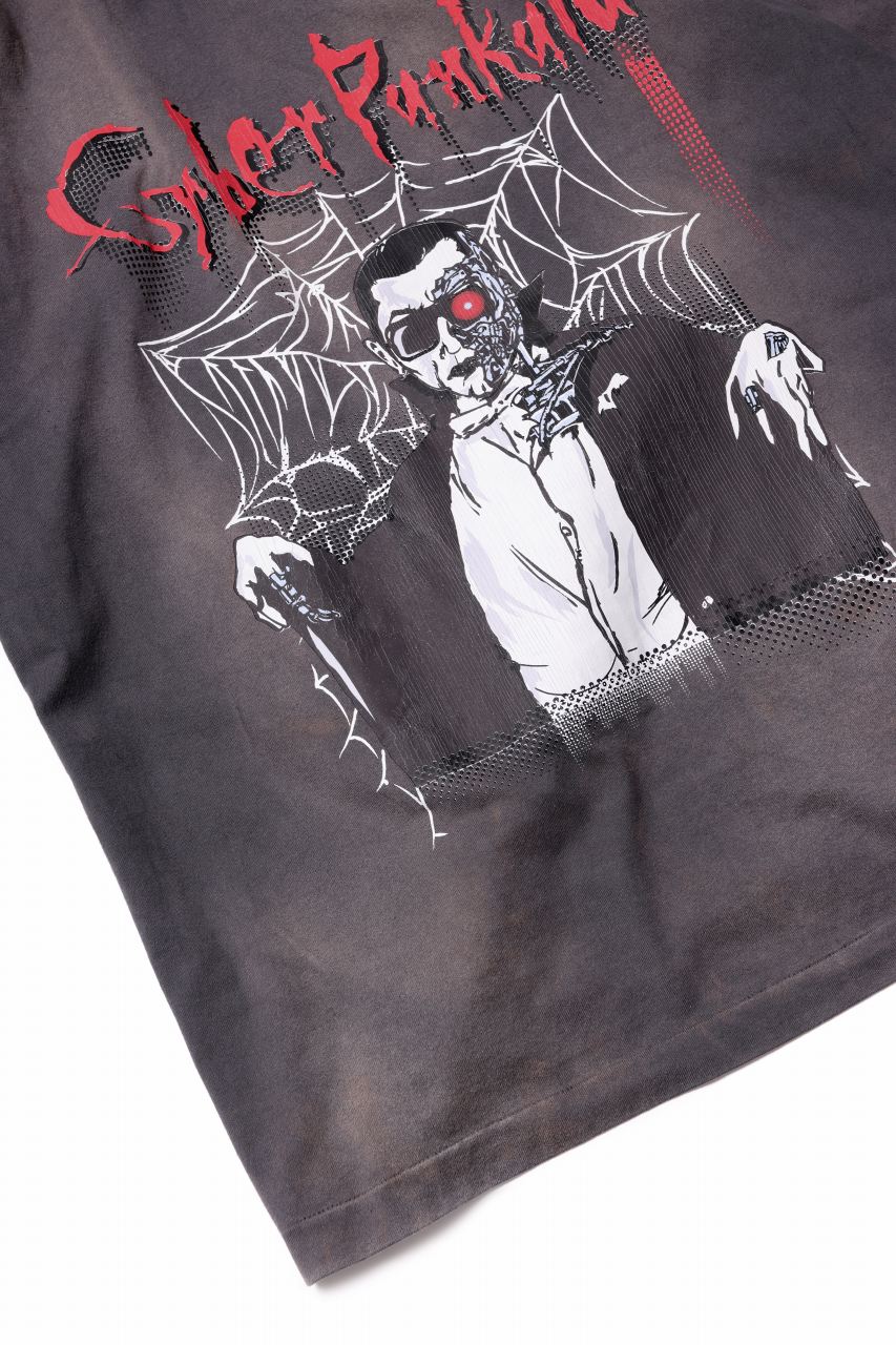 ZIG UR IDOL FADED & CRACKED SS TOPS - Cyber Punkula (VINTAGE GREY) - Image 6