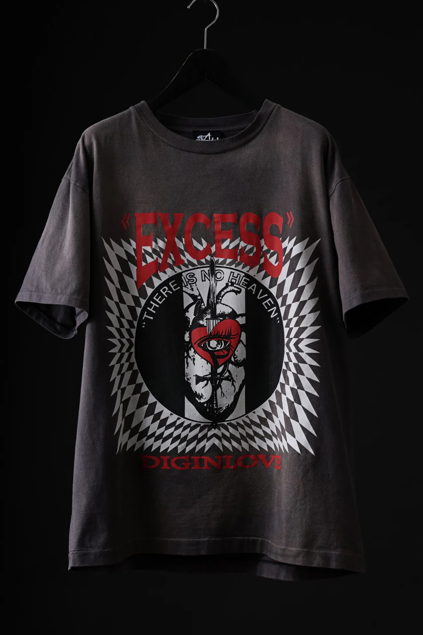 ZIG UR IDOL FADED & CRACKED SS TOPS - EXCESS (VINTAGE GREY) - Image 7