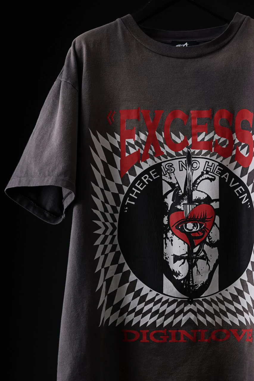 ZIG UR IDOL FADED & CRACKED SS TOPS - EXCESS (VINTAGE GREY) - Image 8